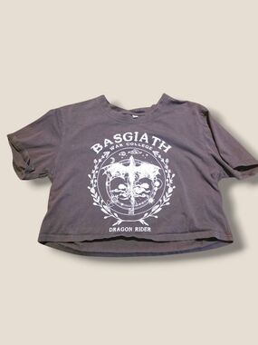 Dragon Rider Graphic Crop Tee - Basgiath